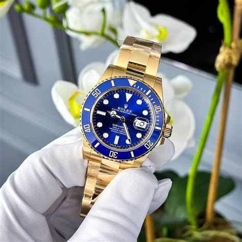 rolex submariner gold dial|Rolex Submariner 41mm yellow gold.